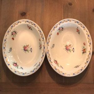 Set of 2 Vintage Serving Bowls Lady Louise Syracus